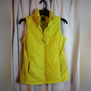 Avia Bright Yellow Puffer Quilted Vest